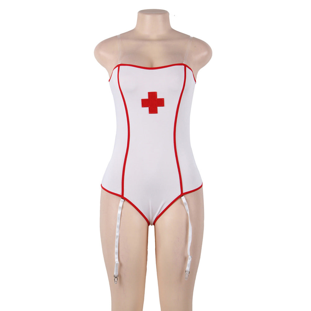 Large Nurse Sexy Underwear Uniform Temptation Wish